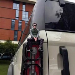DC Comics The Joker Figure Car Accessory – Car Mounted Joker The Dark Figure 9in