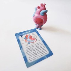 Organauts Tinies Keychain & Figure Bundle 6pc Space Bio-Heroes Organ Learning