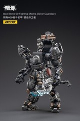JOYTOY STEEL BONE H09 FIGHTING MECHA SILVER GUARDIAN Robot & Pilot 1/25 Figure