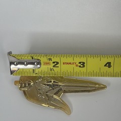 Power Rangers Thunder Megazord Firebird Tail Rare Gold Metalic Vintage Original