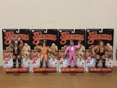 SET of LJN WWE Superstars Series Wave 2 Black Card Warrior Ventura Bundy Austin