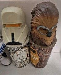 Star Wars Mixed Lot of Toys action figures, PEZ Funko Lightsabers McDonald’s