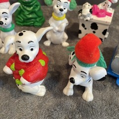 Vintage Disney’s/ Mc Donald’s PVC Toys Lot Of 20 Christmas Theme 101 Dalmatians