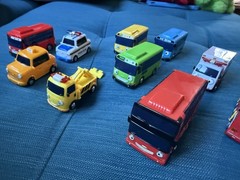 The Tayo Little Bus & Friends Lot Of 10 Toy Car Bus Fire Truck Taxi Tow Truck