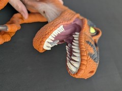 Jurassic Park: Lost World – Velociraptor – 12″ Dinosaur Hand Puppet – Vtg 1996