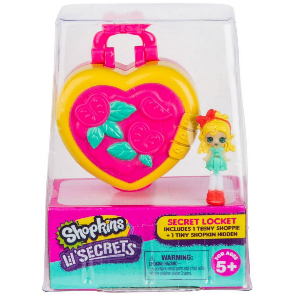 Moose Toys Shopkins Lil’ Secrets Pizza Locket Playset, Heart-Shaped