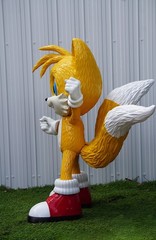 Life Size Tails The Fox Ultra-Processed Seamless Figure 24” Tall