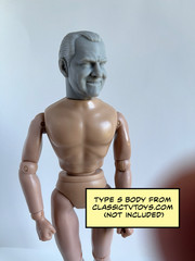 Original Custom Head of Your Choice for Mego Style Figures