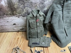DID/UJINDOU GERMAN WW2 1/6 LAH DIVISION PPSH 41 SUB MACHINE GUNNNER UNIFORM SET