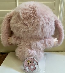 BABY THREE 1000% Big Baby Plush Doll Pink Bunny Boba Eyes Excellent Condition