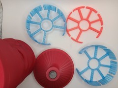 Retro Master Control MCP statue / lamp 3D Printed for Tron vintage style display