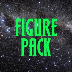 4 Pack DIY Bootleg Action Figure Blister Bubble & Blank Backing Cards Packaging