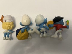 2011 Peyo The Smurfs Lot of 5 Figures – McDonald’s Smurfette And Others b6