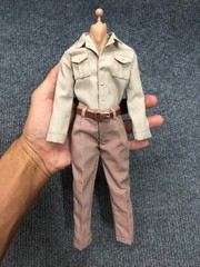 1/6 Custom Old Indiana Jones Harrison Ford Suit for body Action Figure 12 inch
