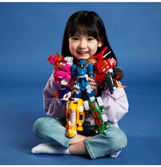 Miniforce Super Dino Seven 7 Dinosaurs Figure Power Ranger 13″ Robot Combiner