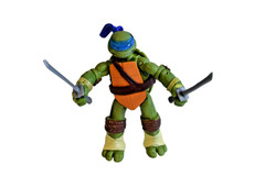 Teenage Mutant Ninja Turtles 4.5″ Leonardo Action Figure Viacom 2012 READ