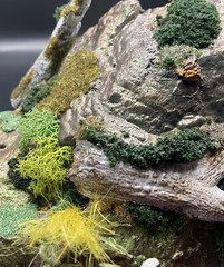 Lava Light Up Action Figure Base Custom Designed 7″x 10″ Diorama Tabletop Gaming