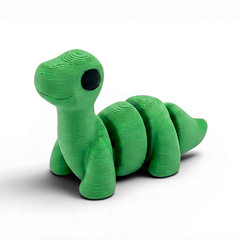 Articulated Brontosaurus Toy 2.2″ USA Made, Dino Fidget