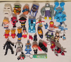 Assorted toys and figures. Iron Man, Venom, McDonald’s, Daffy Duck , TMNT & More