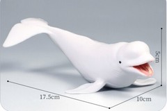 Beluga Whale Sea Animal Toy PVC Action Figure Doll Kids Toys Party Gifts