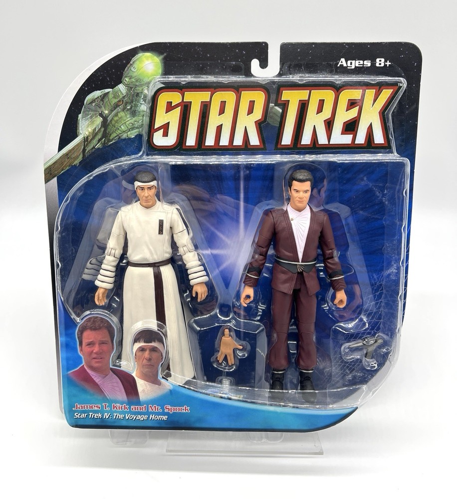 Star Trek IV The Voyage Home Kirk & Spock 7inch RARE 2009 Diamond Select RARE