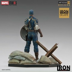 Iron Studios Avengers Captain America 1/10 Statue MCU 10 Years Exclusive US SHIP