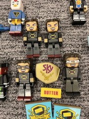 Tube Heroes Huge Toy Figure Lot Minecraft Jazwares With Shields & Accessories