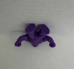 DC Comics Cyborg Fighter Figure Purple Mini Figurine Mattel Small Action Toy