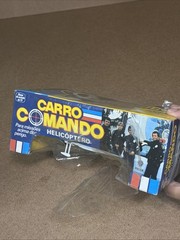 VTG 1985 GLASSLITE Helicopter Command Car Brazil Carro Comando RARE HTF NEW NOS!