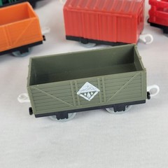 Trackmaster Thomas & Friends Tank Engine Train Lot 7 Mixed Cargo Cars Covered