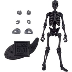 Vitruvian H.A.C.K.S. BLACK 1:18 Scale Action Figure: Skeleton Blank