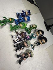PJ Masks Figure Lot Catboy Gekko Romeo Luna Girl Pharaoh Boy