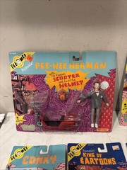 CONKY Figure 1988 Matchbox Pee-Wee Herman’s Playhouse Curtis Scooter Pterri LOT