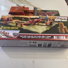 🔥Disney Pixar Cars Frank Scape & Stunt Race 3 Vehicles Playset 2023 Brand New🔥