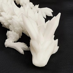 3D Printed Luminous Dragon Glow in Dark Articulated Desk Decor Kids Gift