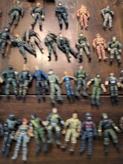 Toy Army Soldier Lot Gi Joe, Other Action Figures, Large Lot, 52 Soldiers