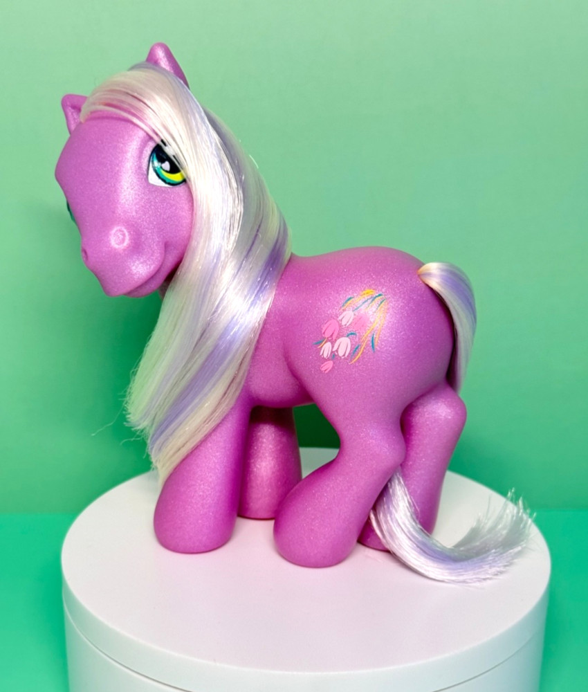 2003 G3 My Little Pony Rainbow Pony 1st Release Wysteria Purple Shimmer MLP