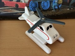 Authentic Learning Curve Wooden Thomas Train Harold the Helicopter!
