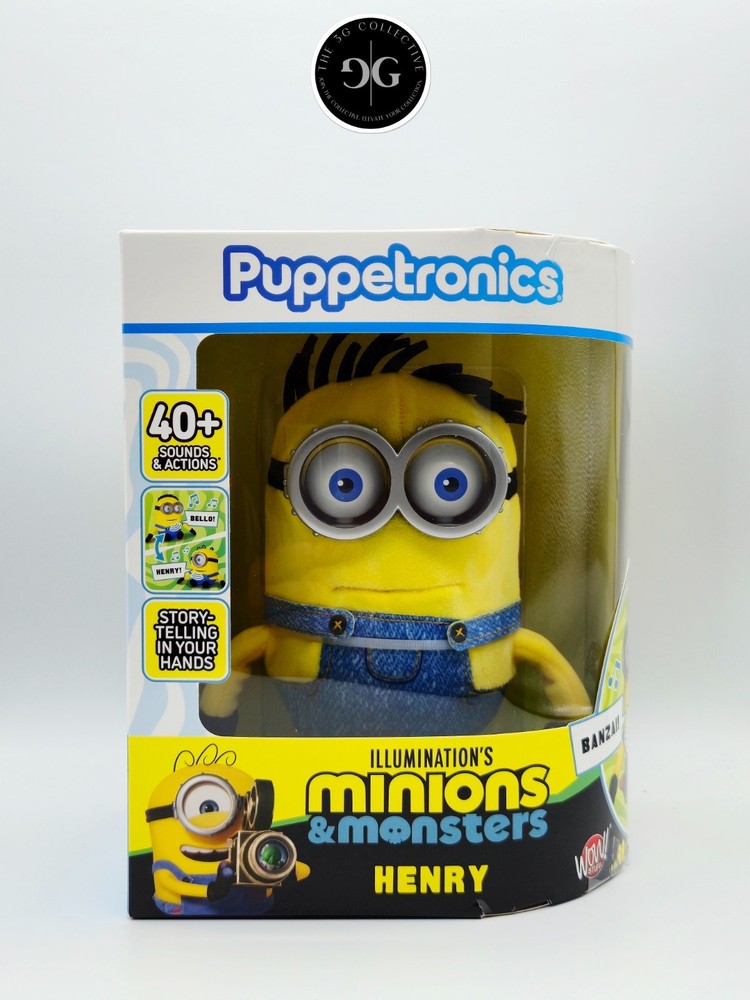 NEW! MINIONS & MONSTERS x Puppetronics | HENRY-Palm Puppetronic | SOUNDS/ACTION!