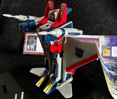 G1 1984 STARSCREAM • 100% COMPLETE w/TECH SPEC • VINTAGE G1 TRANSFORMERS
