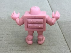 80’s M.U.S.C.L.E. Men Kinnikuman Flesh Color 2″ Rollerman Figure #117 Mattel