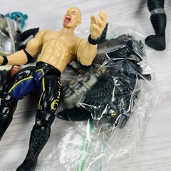 WWE Stomp Accessories Lot Figure Weapons Rock Stone Cold Undertaker Space WWF