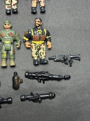 Military Muscle Men 1993 Original San Francisco Toymakers LOT W/ Weapons Hummer