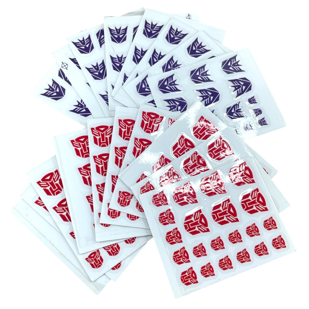New Autobot & Decepticons Transformers G1 Symbol Logo Sign Stickers Decals