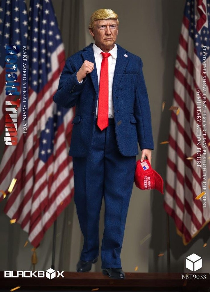 1/6 Scale 47th POTUS – Donald Trump Regular – MINT IN BOX