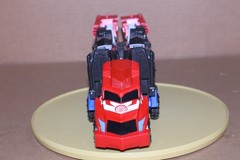 USED Transformers Robots in Disguise Mega Optimus Prime Large Action Figure 2015