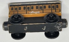 Vtg FIRST EDITION ANNIE Staples Wood Thomas & Friends Wooden Railway Train RARE