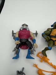 TMNT LEO DON RAPH MIKE Wacky Action LOT OF 5 Turtles Playmates 1989