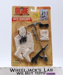 Arctic Mountaineer Mission Gear GI Joe Classic Collection 1996 Hasbro NEW 12″
