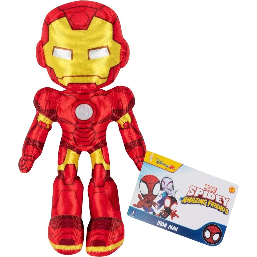 Marvel Spidey & His Amazing Friends 8″ Iron Man Plush Spider Man Stuffed Animal
